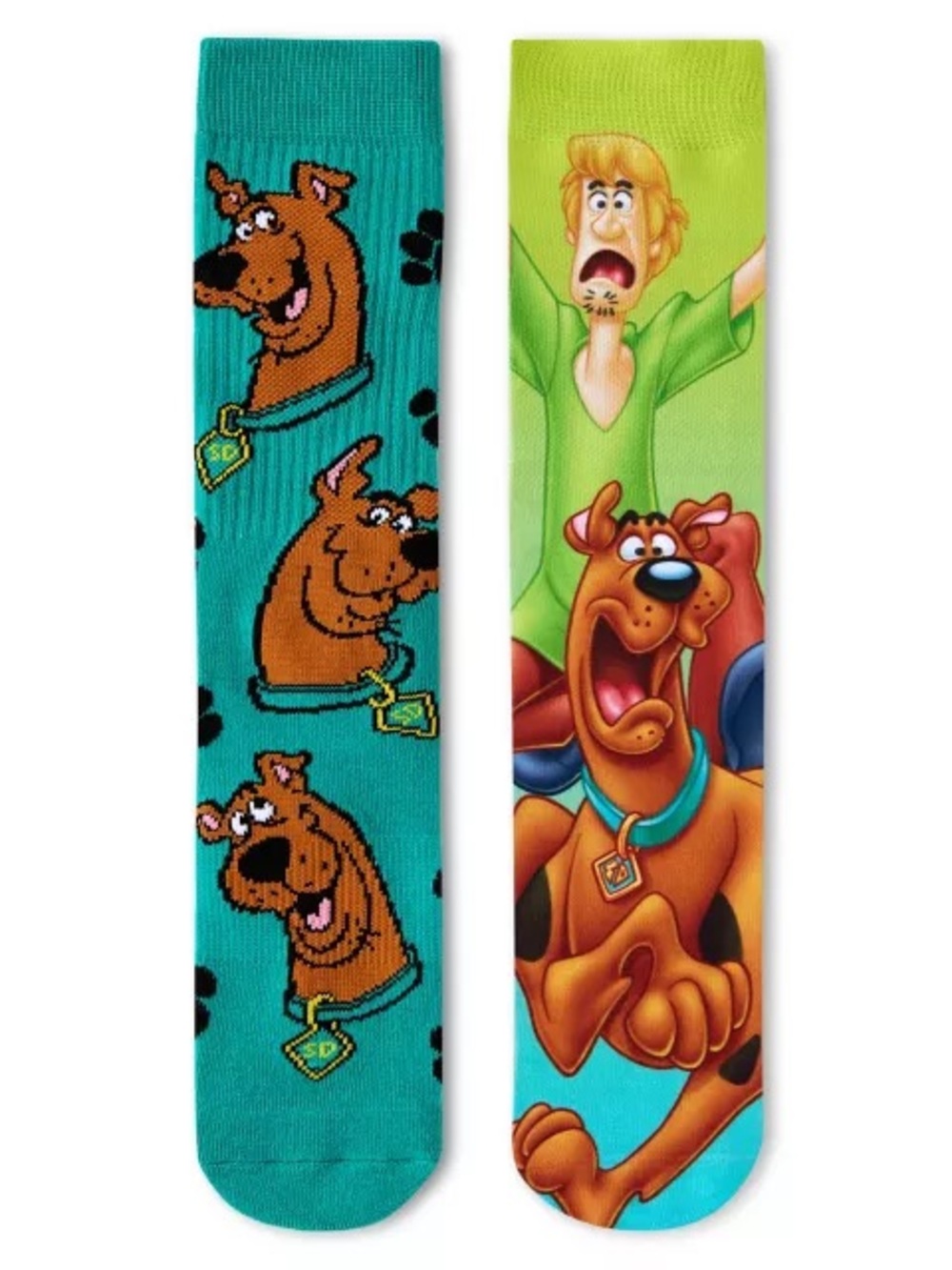 Multi-Pack Scooby-Doo Print Crew Socks - 2 Pack